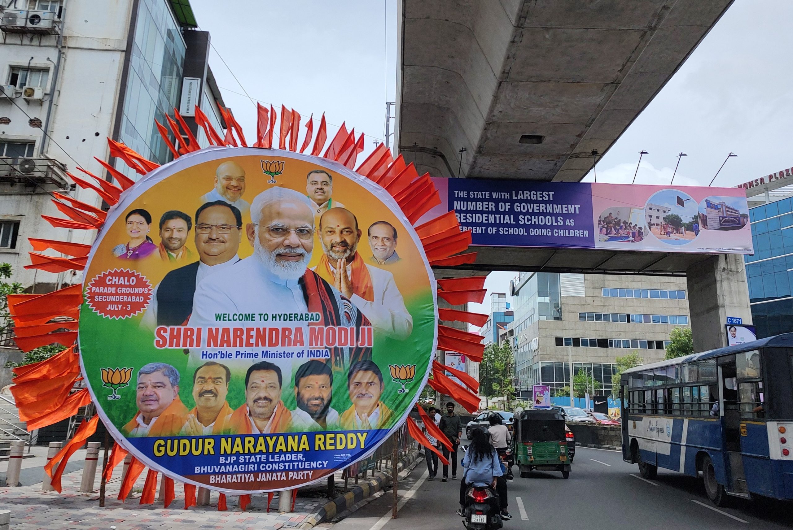 BJP-TRS poster war