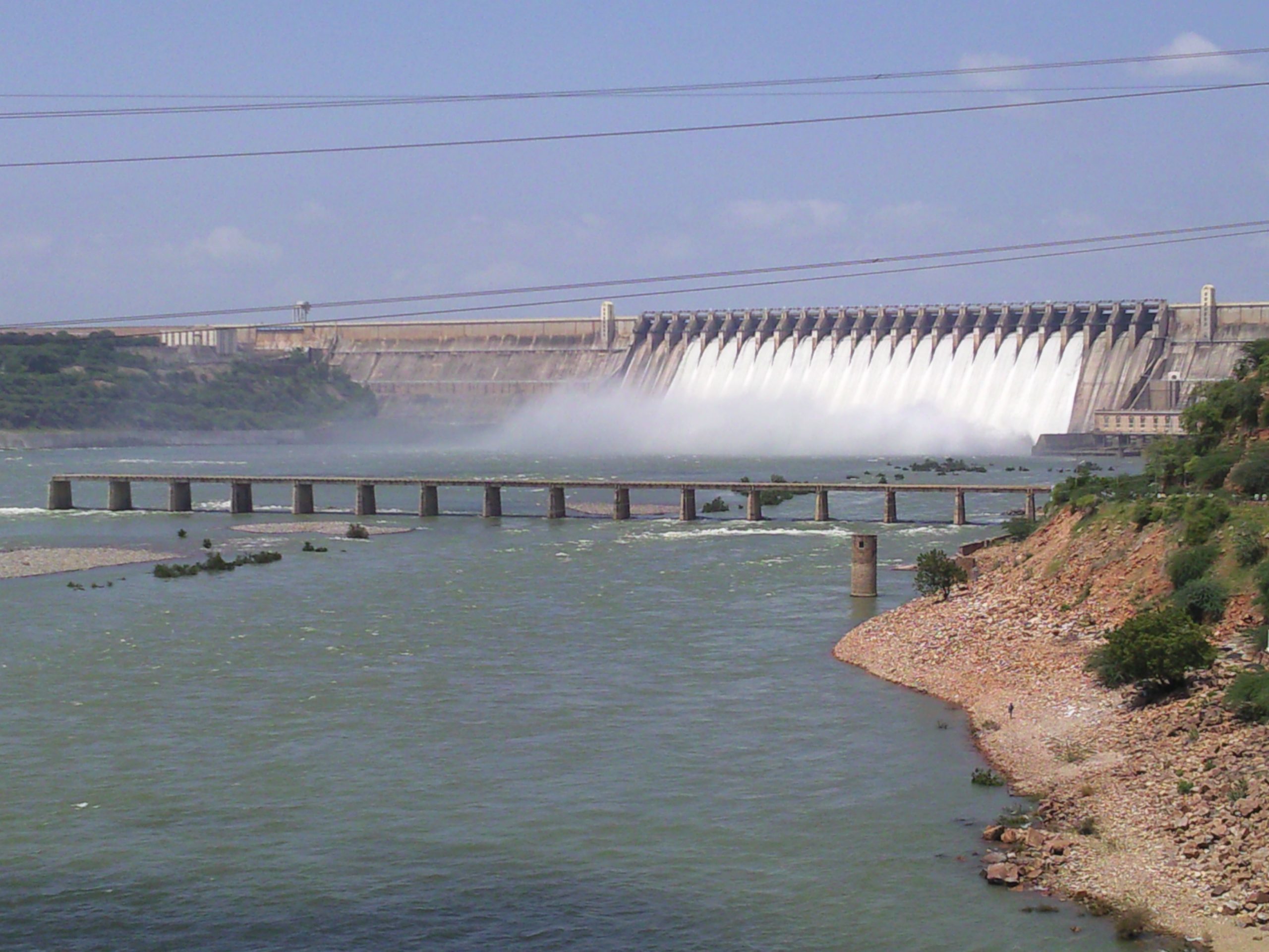 On average, the volume of water reaching the NSP over the last few days is about five tmcft per day. (Creative commons)
