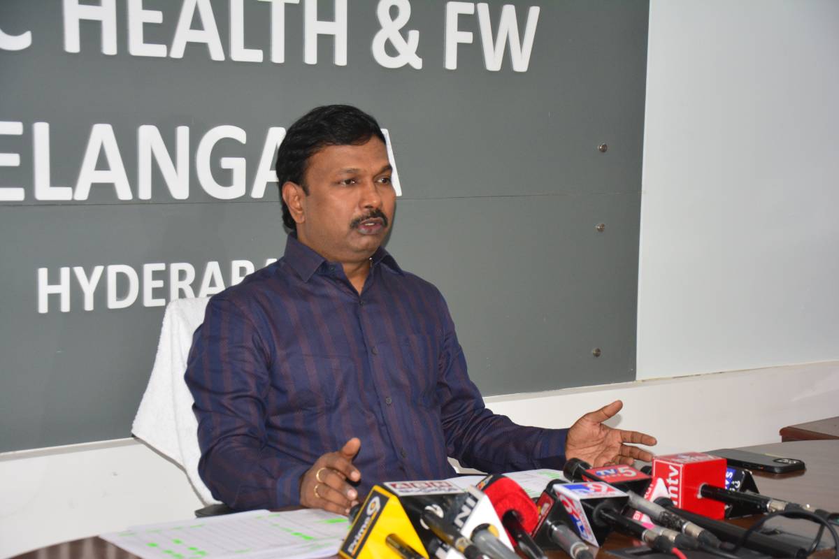 G Srinivasa Rao links typhoid to pani puri
