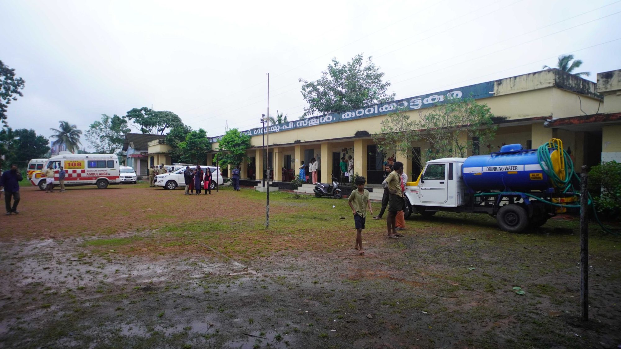 Kuttikattukara relief camp: For Angelo and Pushpamma, this is home for a few days every monsoon