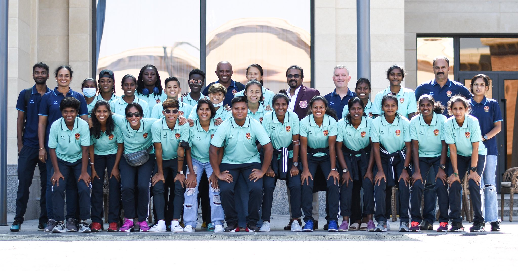 Gokulam Kerala FC Women's Team in Uzbekistan