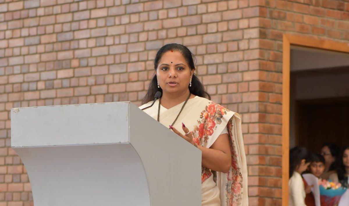 Telangana MLC K Kavitha.