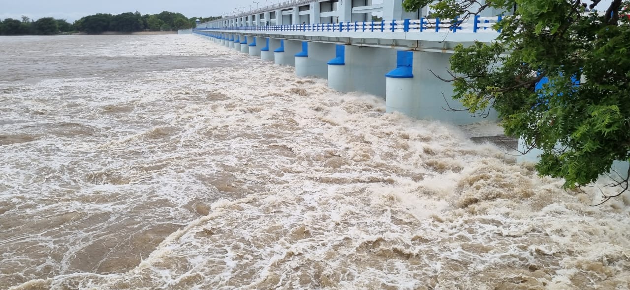 Due to the incessant rains, several reservoirs in the state are nearing or have already attained full capacity.