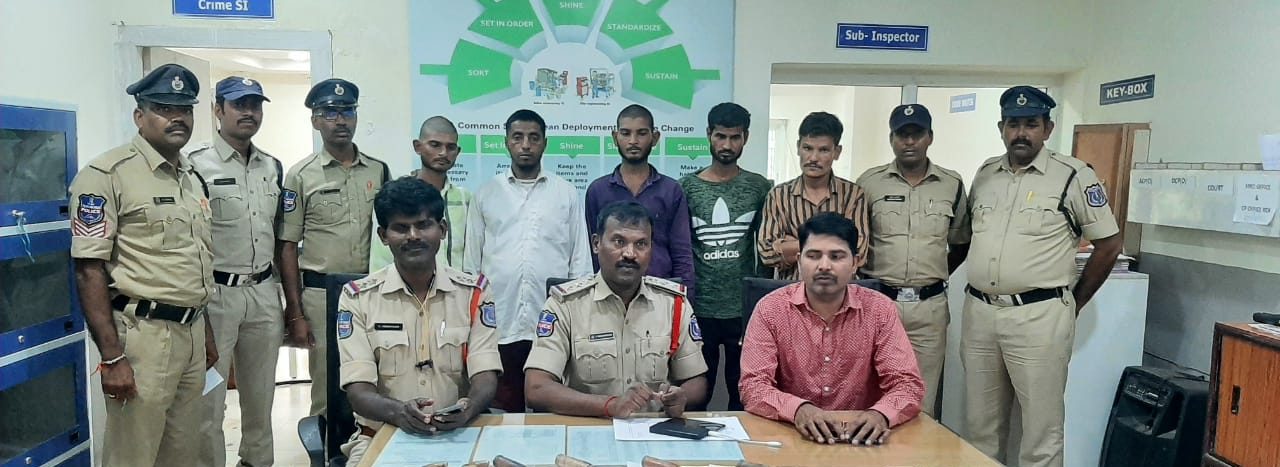 Five people arrested by Rachakonda Police for plotting murder of a realtor.