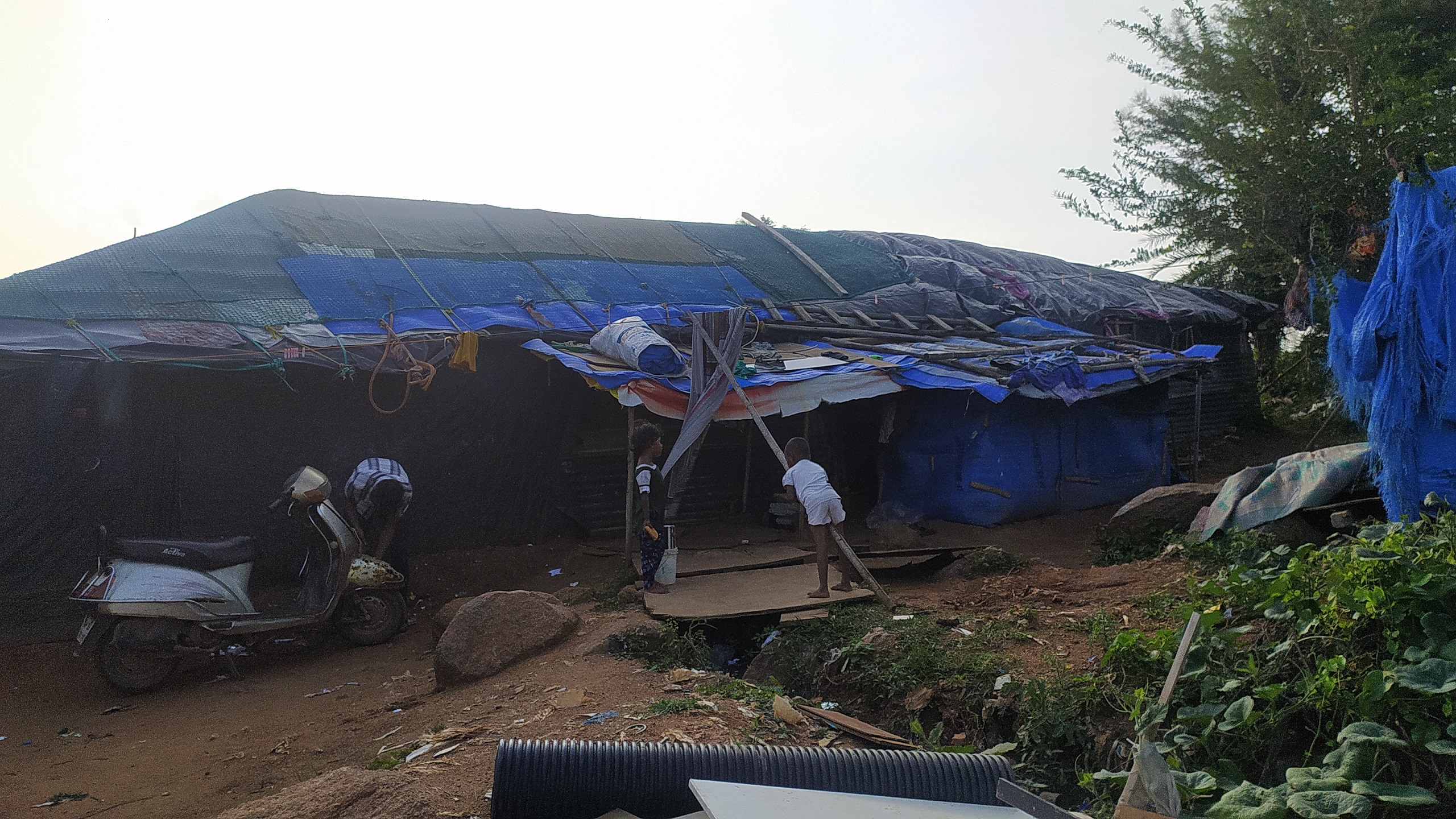 Rohingya camp. (Ajay Tomar/South First)