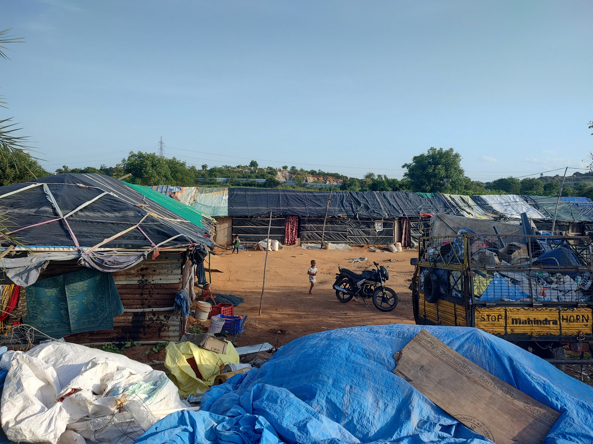 Rohingya camp in Bandlaguda, Hyderabad (Ajay Tomar/South First)