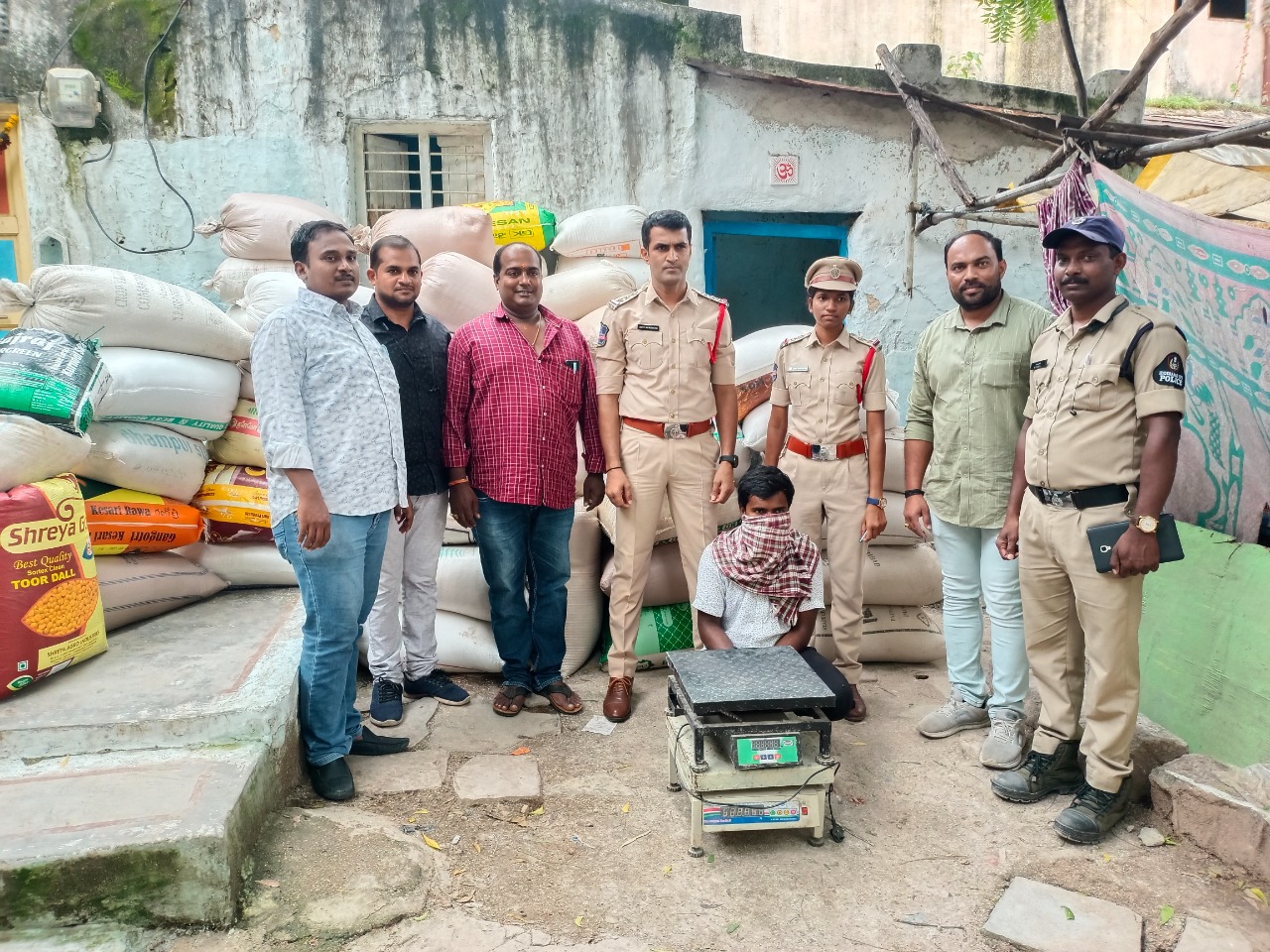 The police said that the accused confessed that he was purchasing the PDS rice from the card holders (beneficiaries of the welfare scheme). (Supplied)