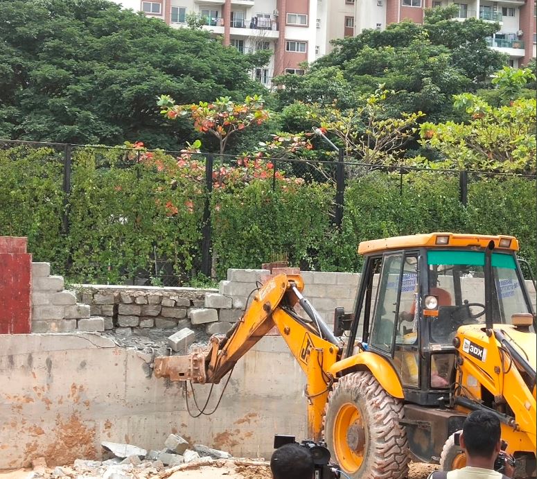 HYDRA demolition drive in Telangana