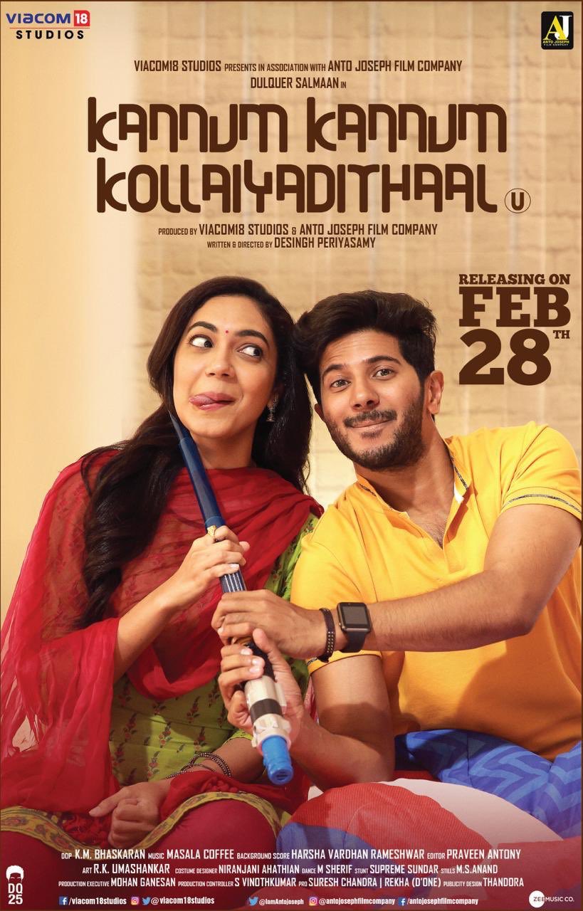 Kannum Kannum Kollaiyadithaal dulquer
