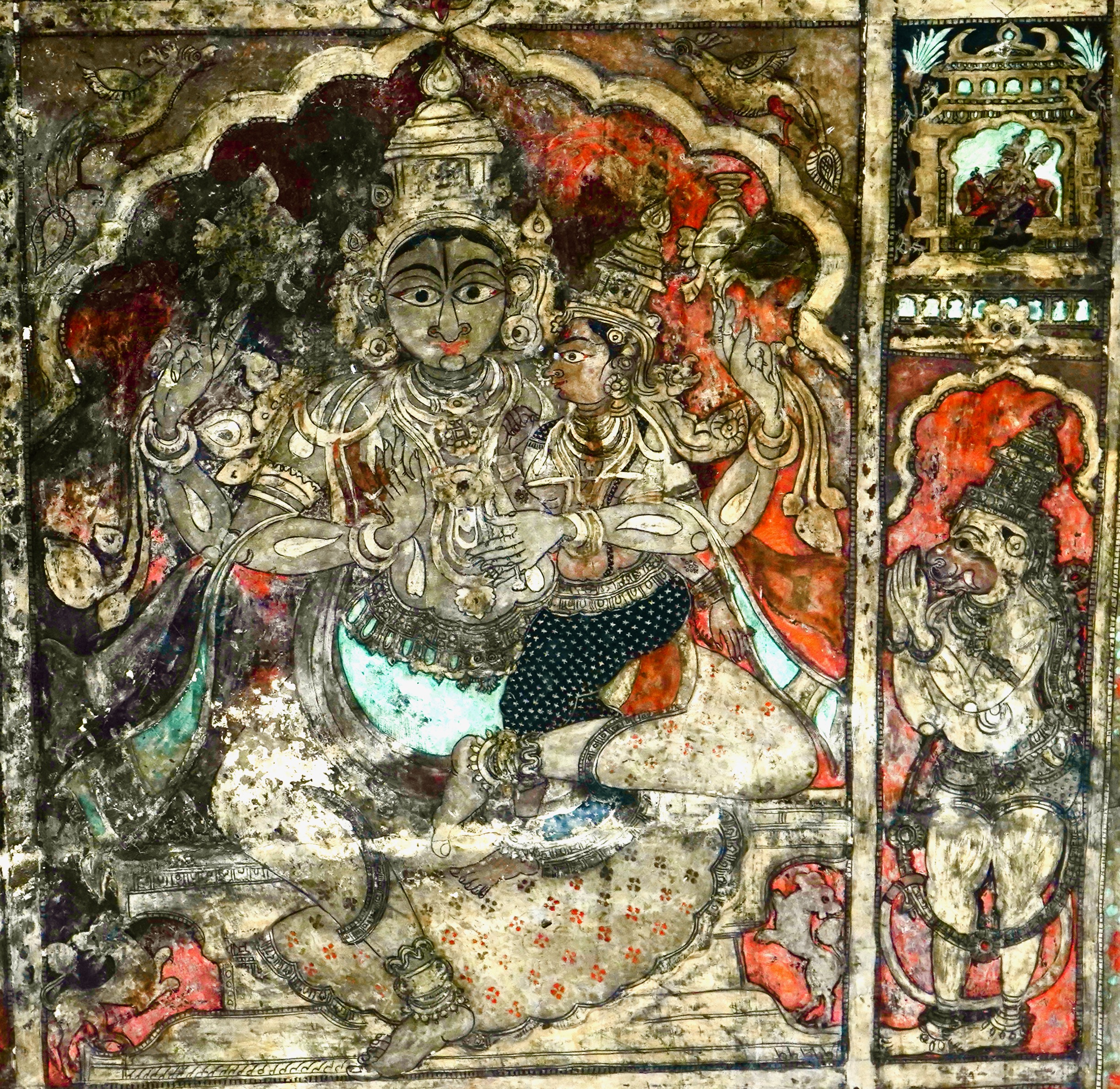 Mural from a temple in Hampi (Manoj Arora)