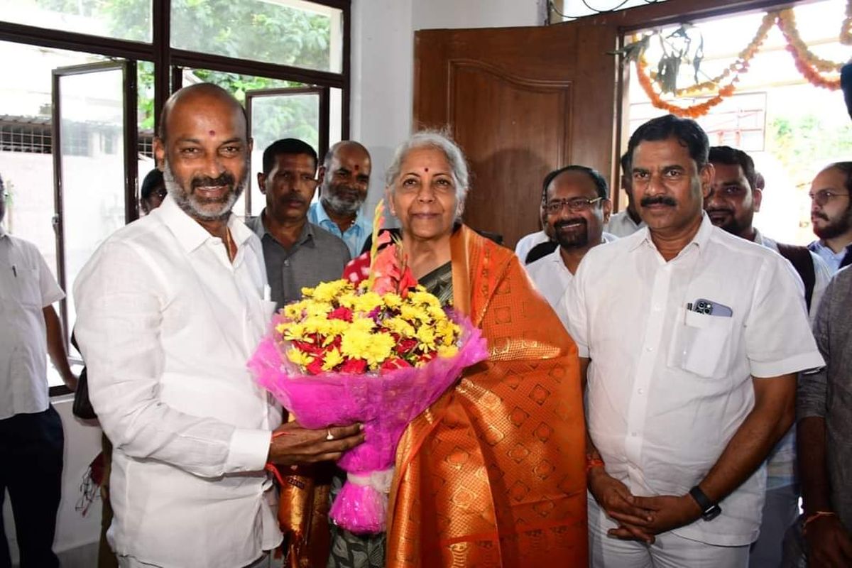 Nirmala Sitharaman in Telangana