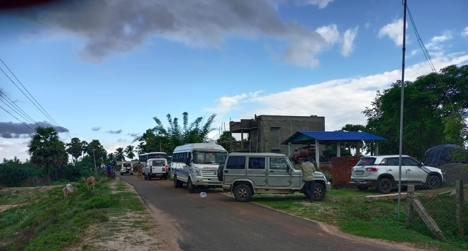 Road in Chinna Veeramangalam