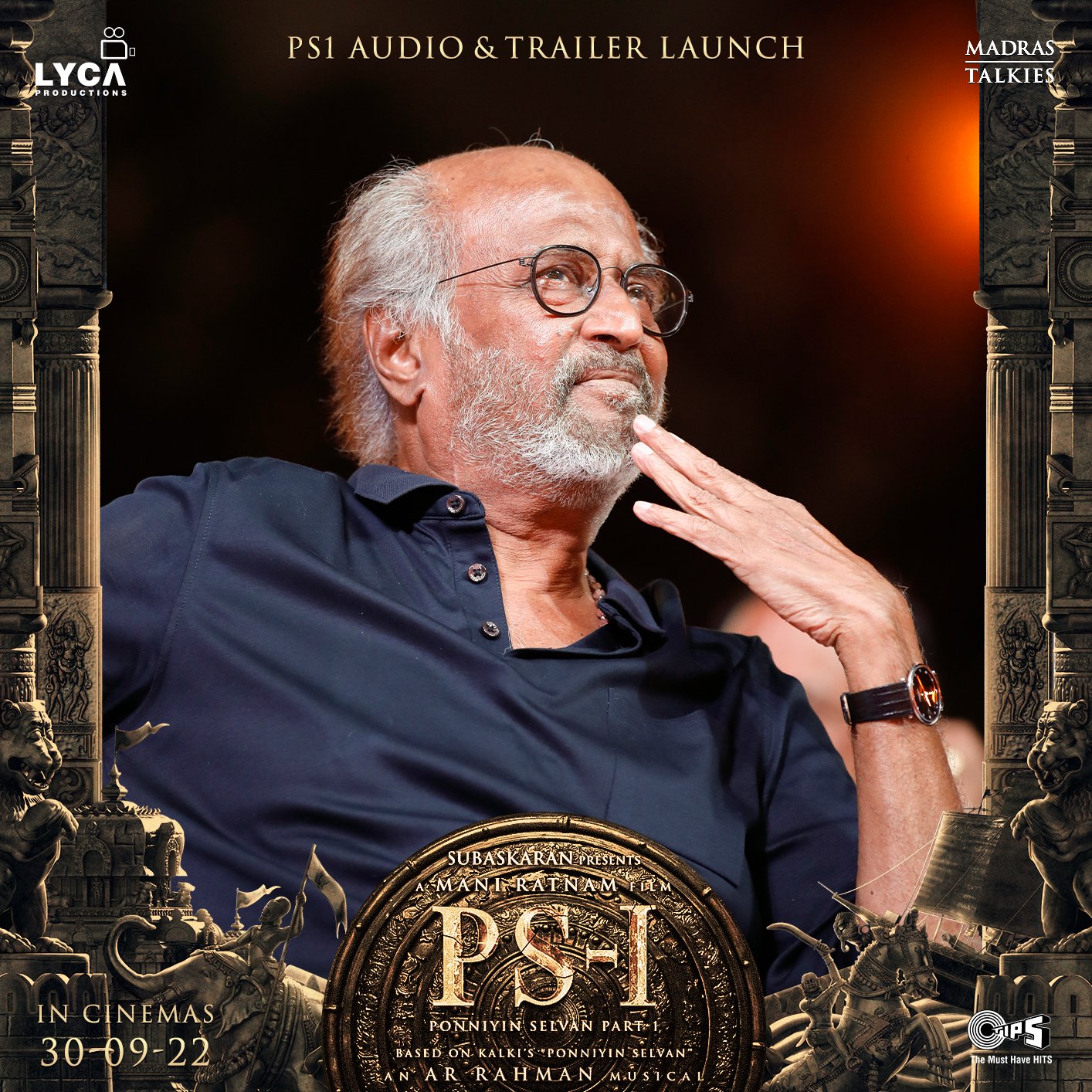 ponniyin selvan-1 trailer launch - rajinikanth