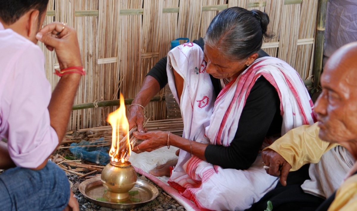 A black magic ritual being performed. (Wikimedia Commons)