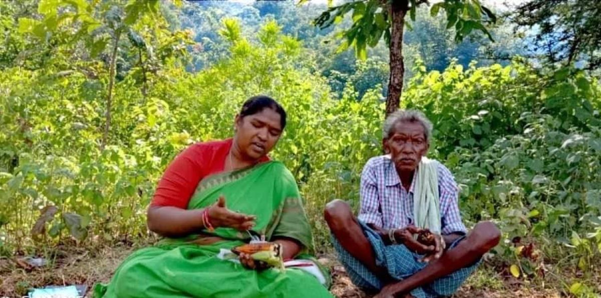 Telangana MLA Danasari Anasuya or Seethakka with her father