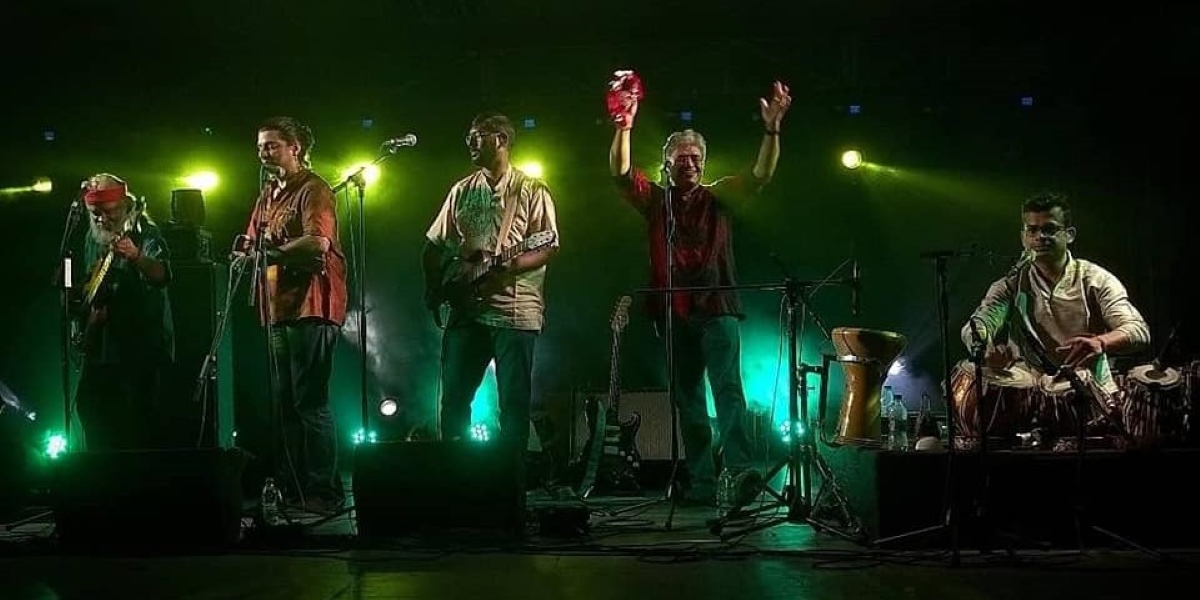 Members of the band Indian Ocean. (Supplied)