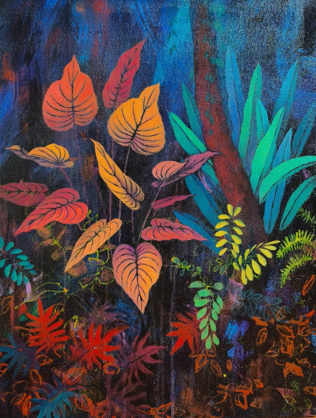 Remya Kumar painting