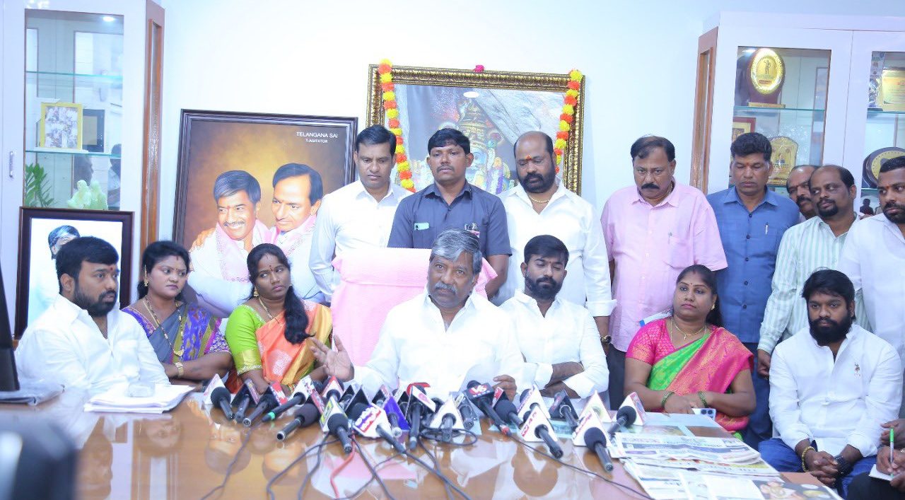 Padma Rao said he will remain loyal to the pink party till his last breath (Theegulla Padma Rao/Twitter)