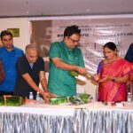 A moment at the book launch of Birds Beautiful and Vishwa Vihaaram on 26 November, 2022 in Hyderabad.