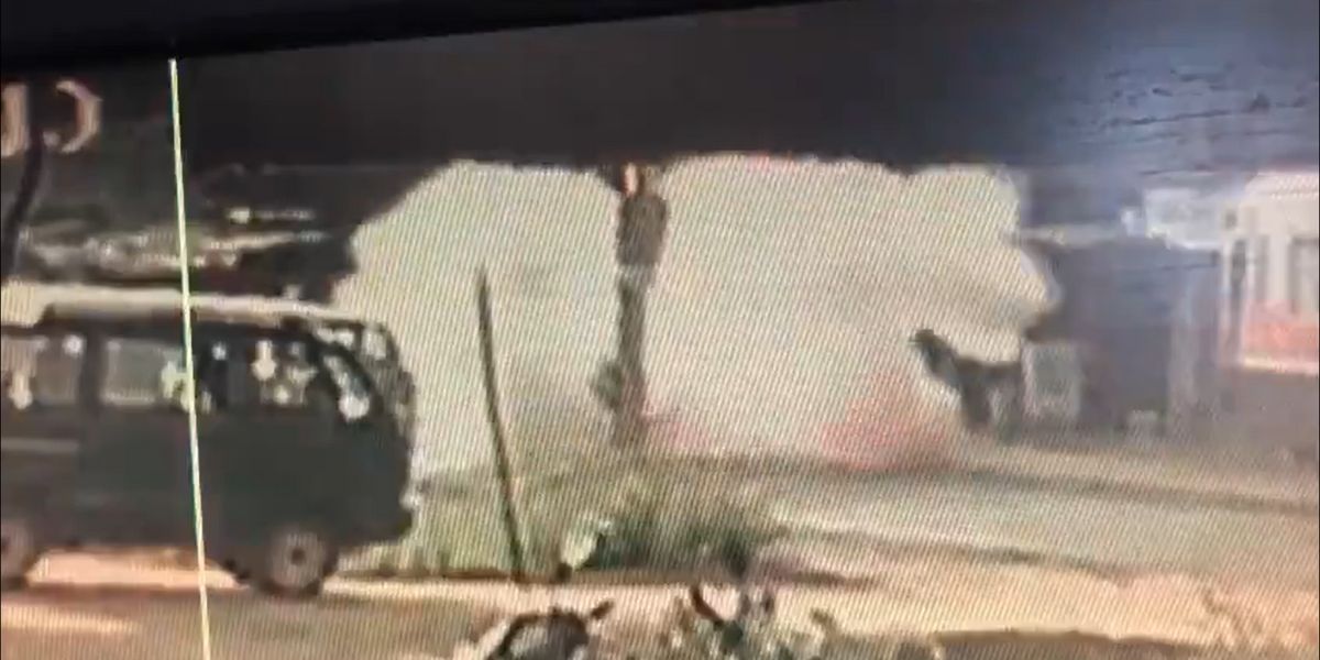 CCTV Visual of Mangaluru blast.(Screen grab)