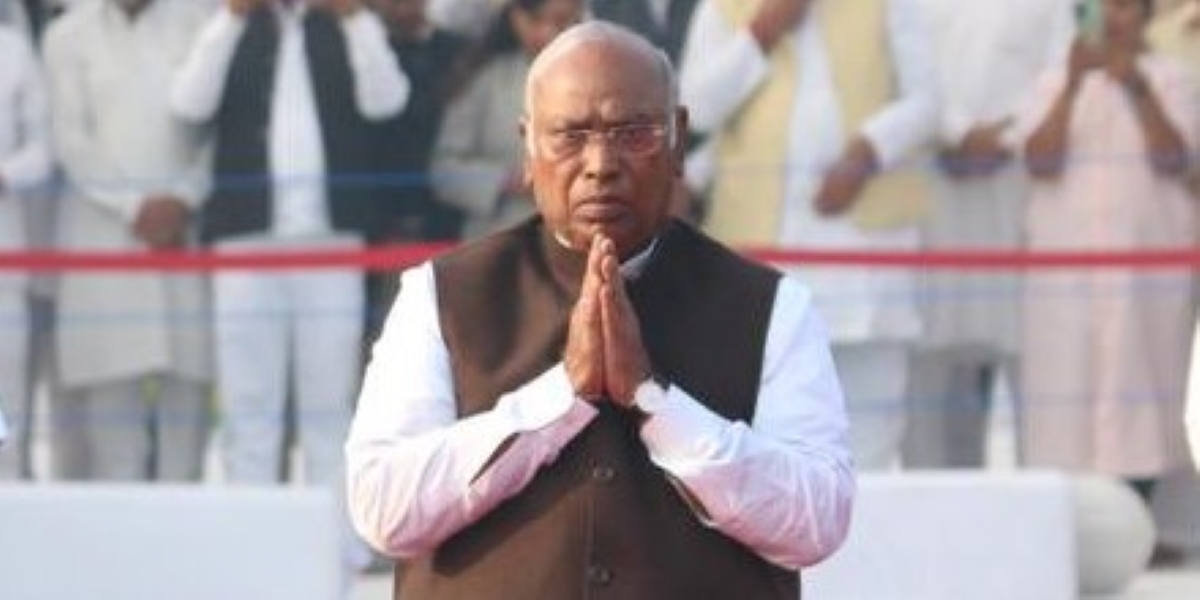 Congress chief Mallikarjun Kharge. (kharge/Twitter)