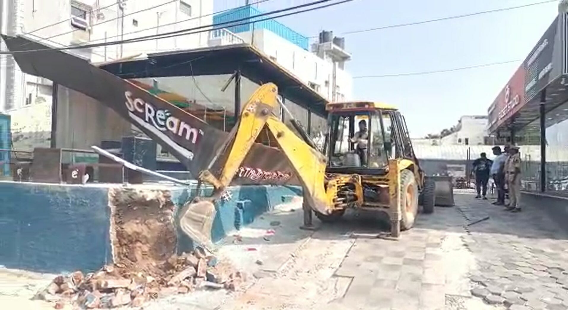 GHMC demolished ‘unauthorised’ construction of accused in Cash for MLAs case (Screengrab)
