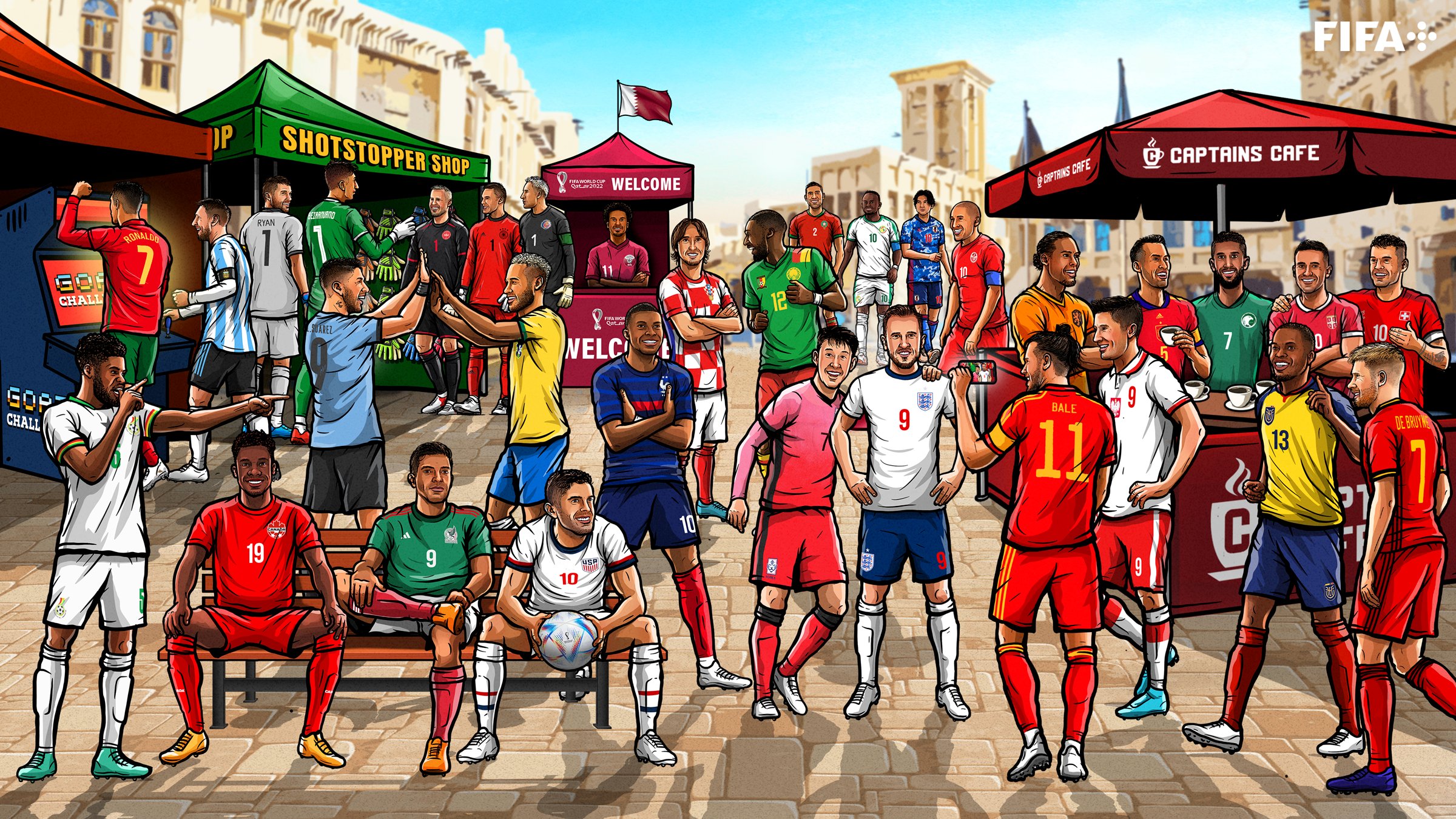 Host nation Qatar will take on Ecuador from South America in the opening game at9:30 pm IST.