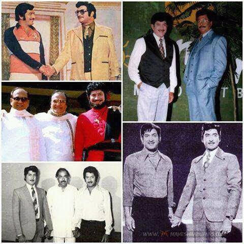 with the ntr, anr, sobhan babu