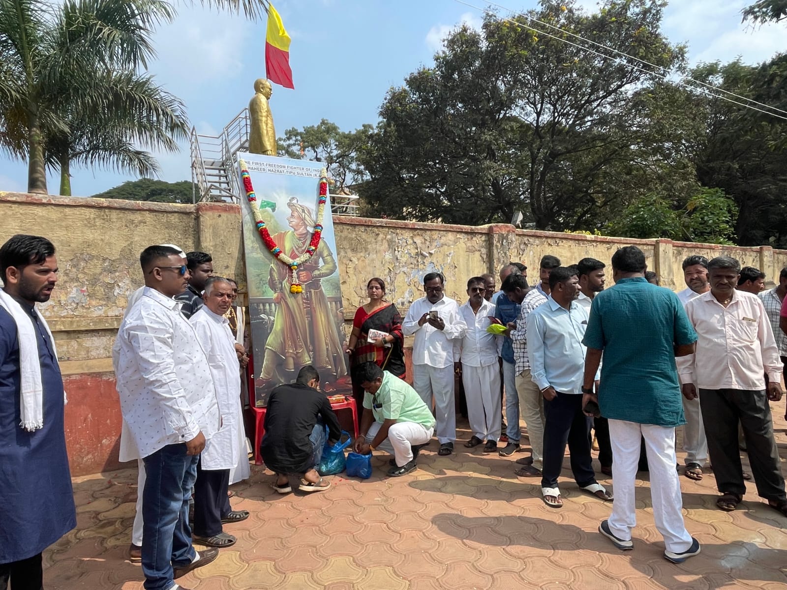 Tipu Jayanti celebration at Eidgah maidan (Supplied).