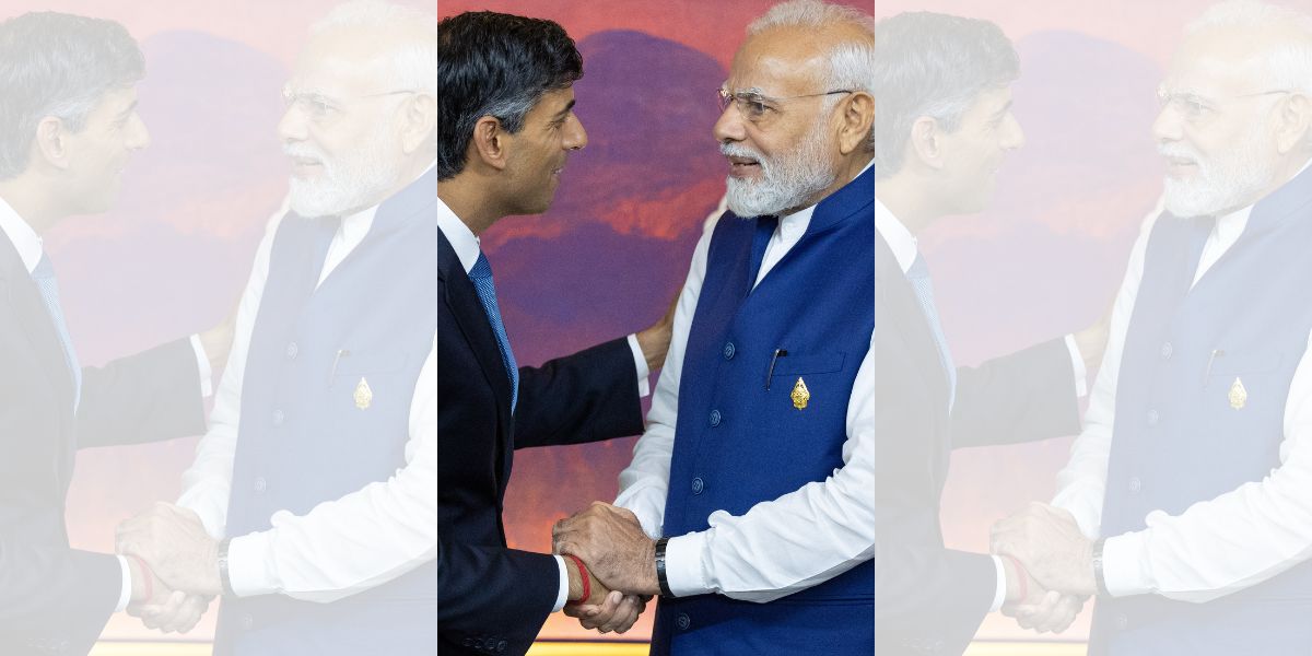 Rishi Sunak, Modi at the G20 summit. (RishiSunak/Twitter)