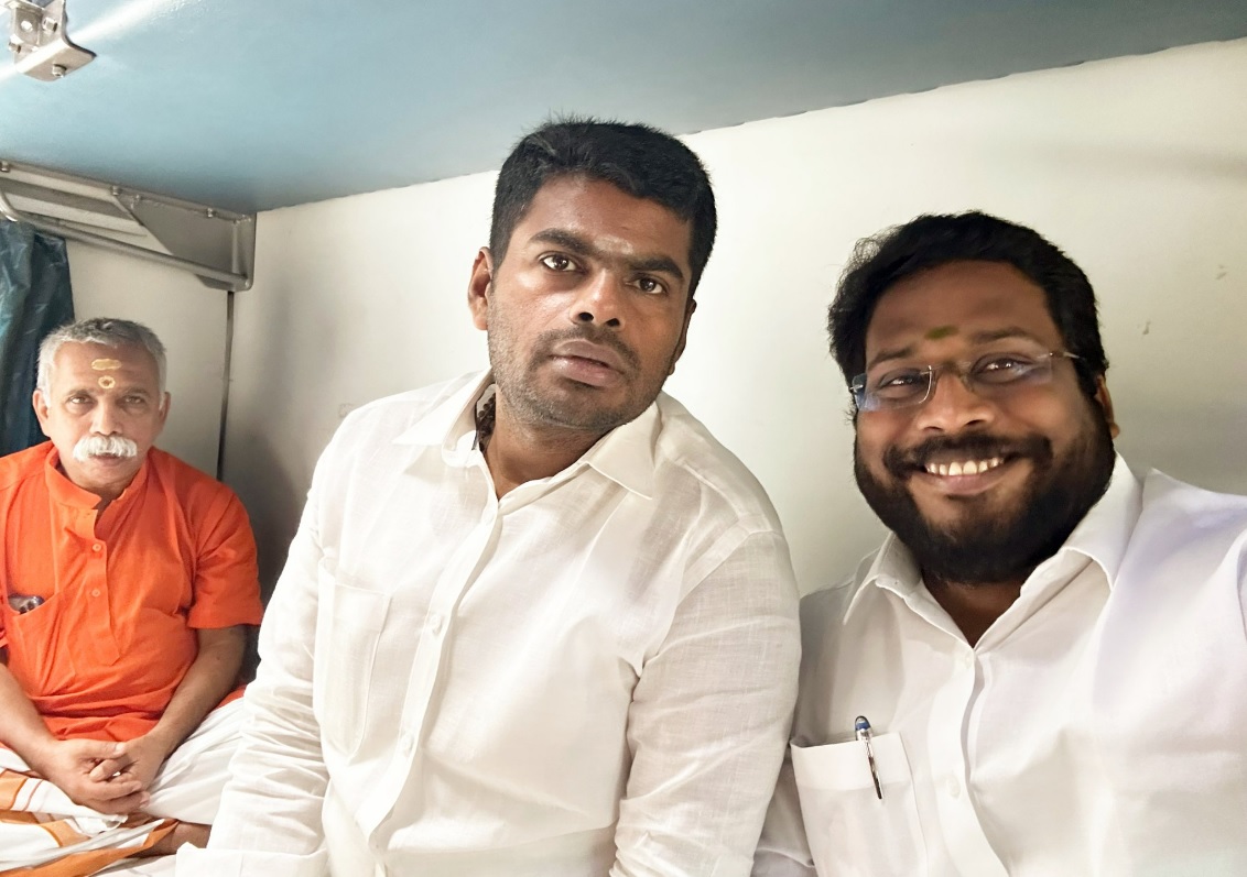 Suriya with Annamalai