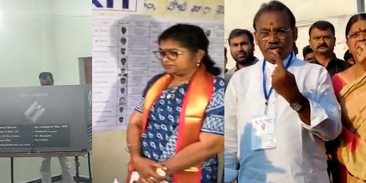 Munugode bypolls voting