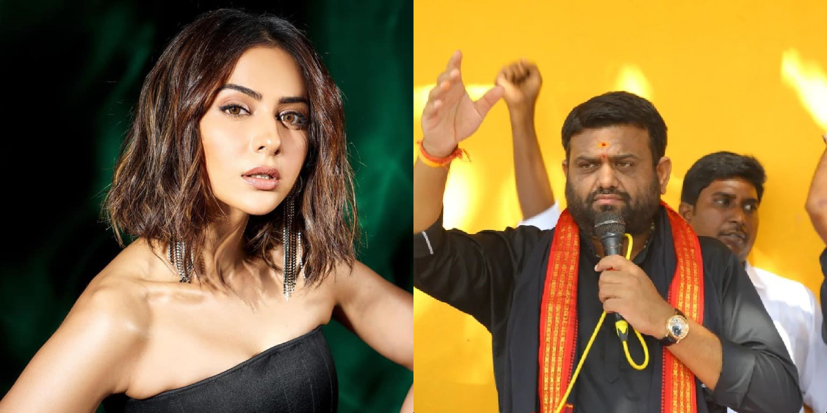 Rakul Preet Singh and Pilot Rohith Reddy. (Supplied)