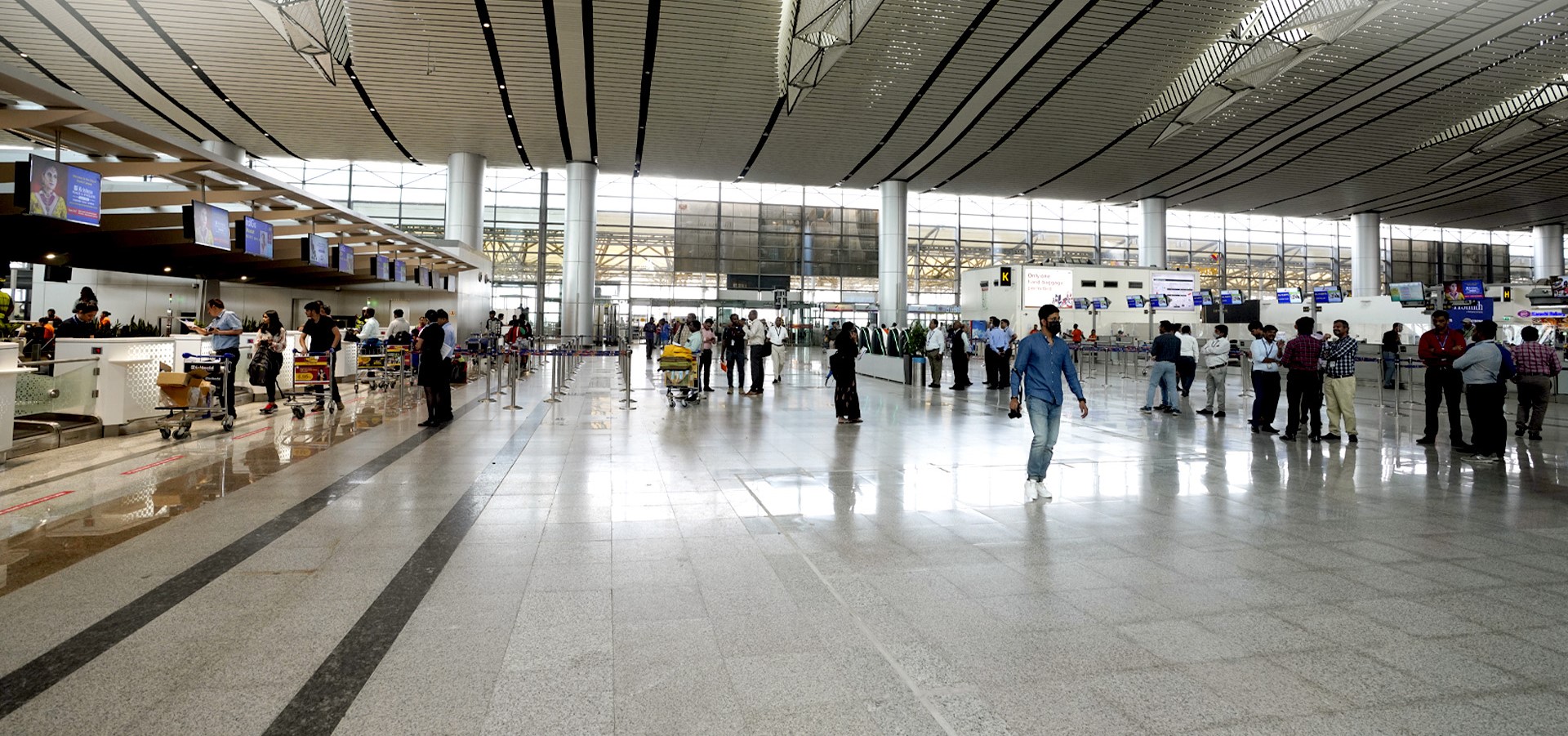 The Hyderabad airport