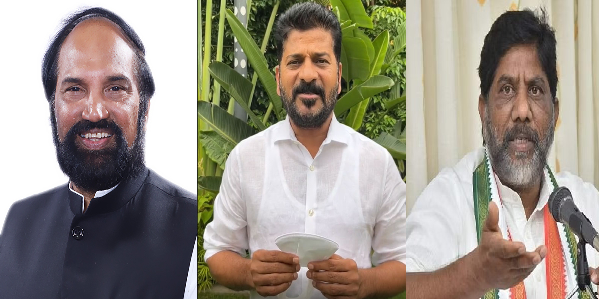 Congress rebels Uttam Kumar Reddy, Revanth Reddy and Mallu Bhatti Vikramarka