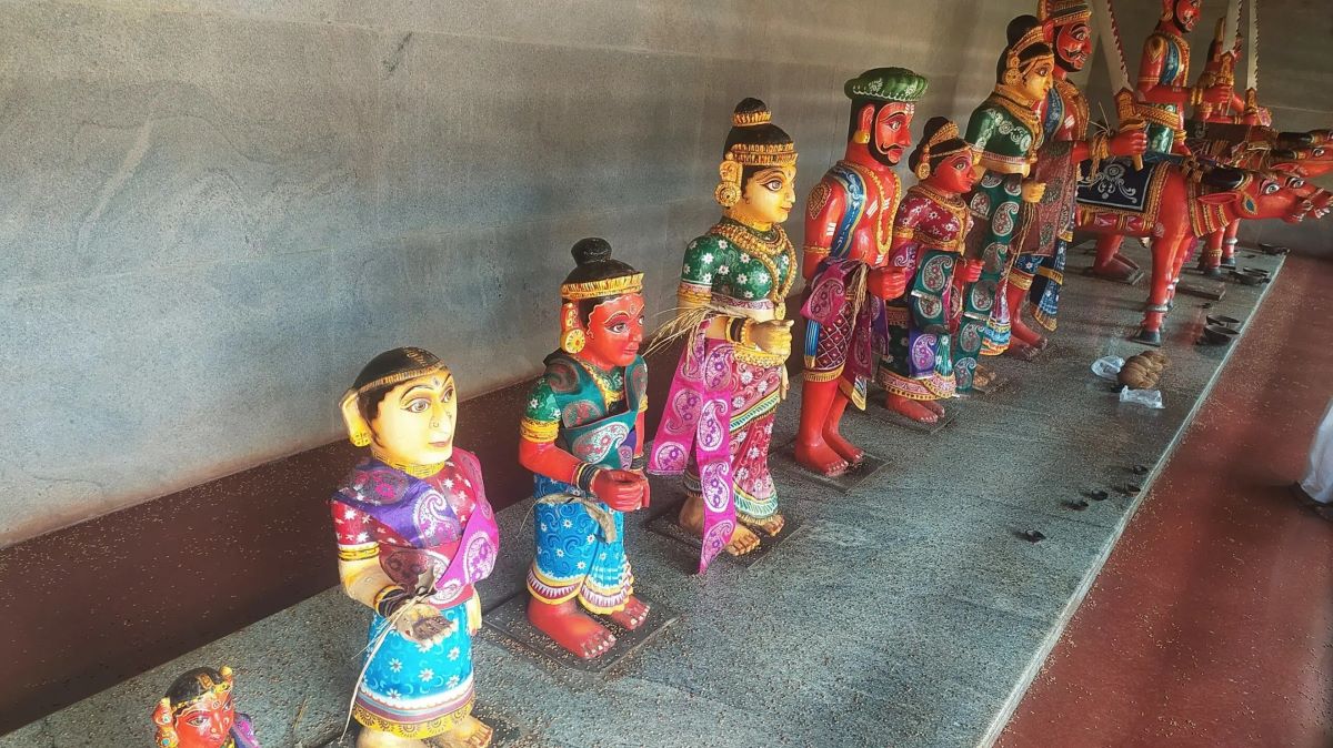 Bhoota Kola or Daiva Aradhana is the practice of worshipping spirits prevalent in Tulu Nadu