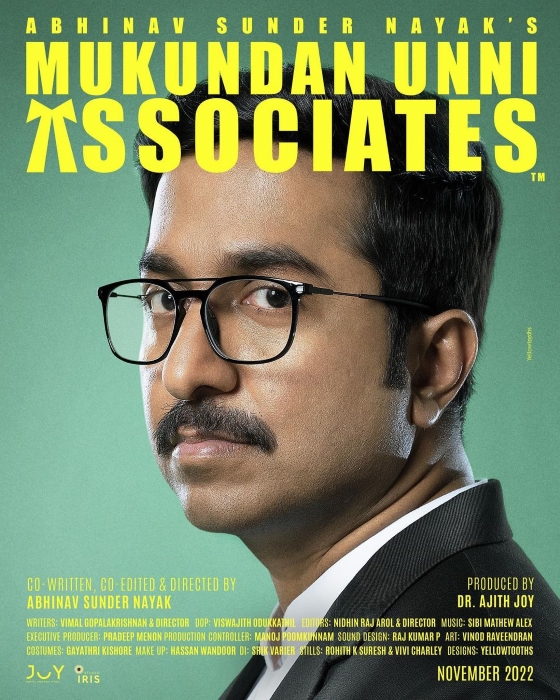 vineeth sreenivasan in mukundan unni associates