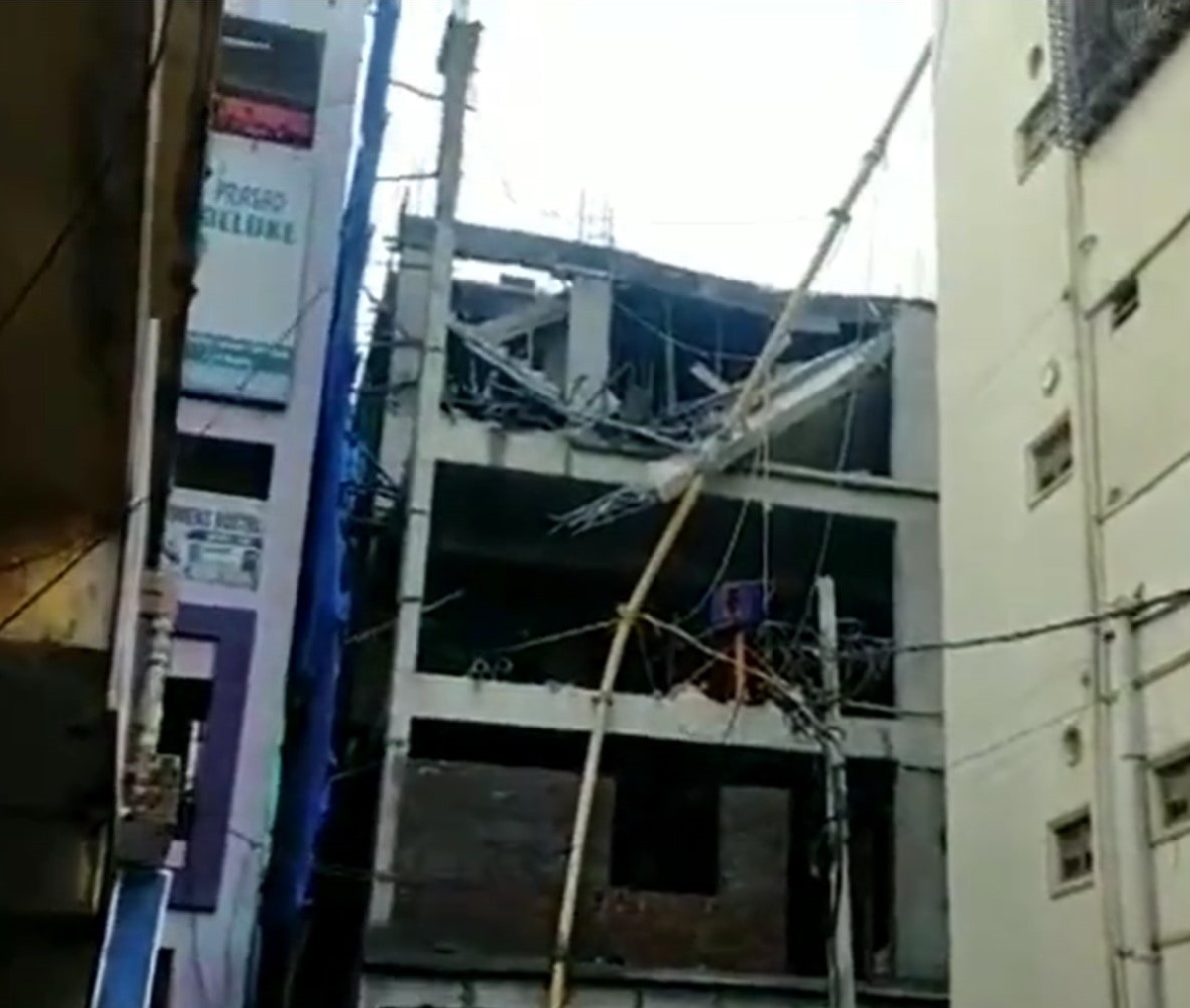 Hyderabad building collapse: Police book owner after 2 workers die