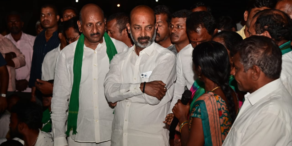 A case has been registered against BJP state president Bandi Sanjay Kumar and others. (BJP Karnataka/Twitter)
