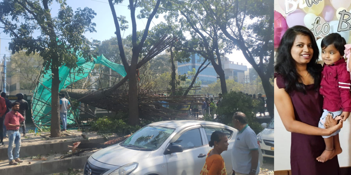 Bengaluru metro pillar collapses, mother, son die in accident
