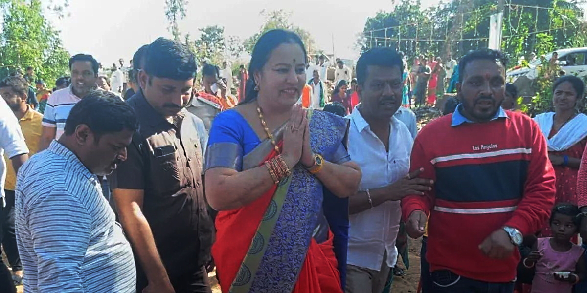 Bhavani Revanna has kick-started her tour of the Hassan Assembly segment, ahead of the Assembly polls. (Supplied)