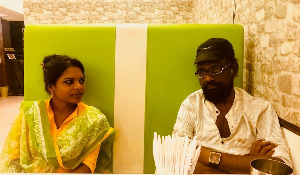 Nayana Sooryan with her mentor Lenin Rajendran. (Supplied)