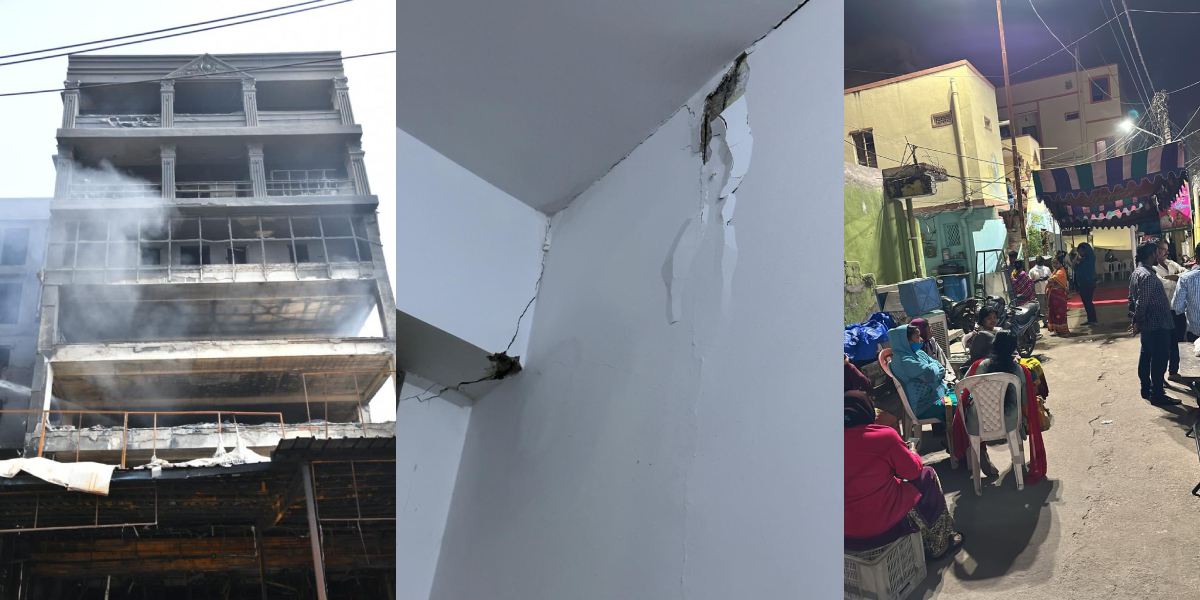 Secunderabad fire: Three people missing are feared dead in Ramgopalpet area as hundreds in the neighbourhood still displaced as their houses were damaged.