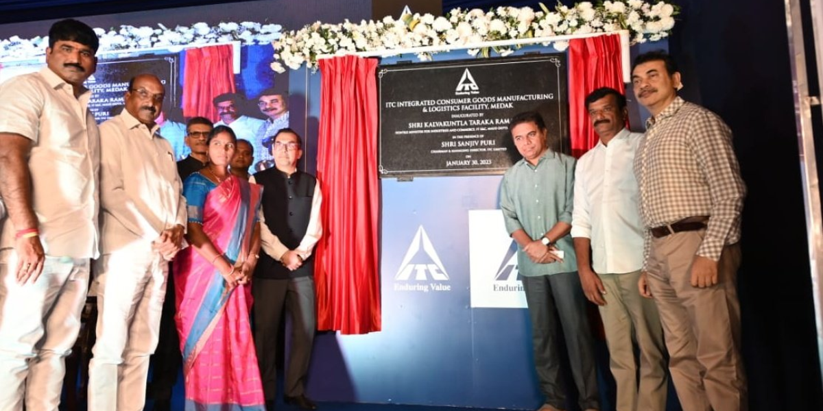 Minister KT Rama Rao inaugurated FMCG major ITC's state-of-the-art facility at Medak.
