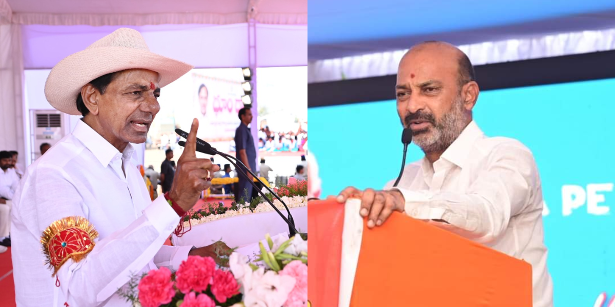 Bandi Sanjay stated that it was shameful on the part of the BRS to have boycotted the maiden speech of India's first Adivasi woman president, in the Parliament. (Twitter)