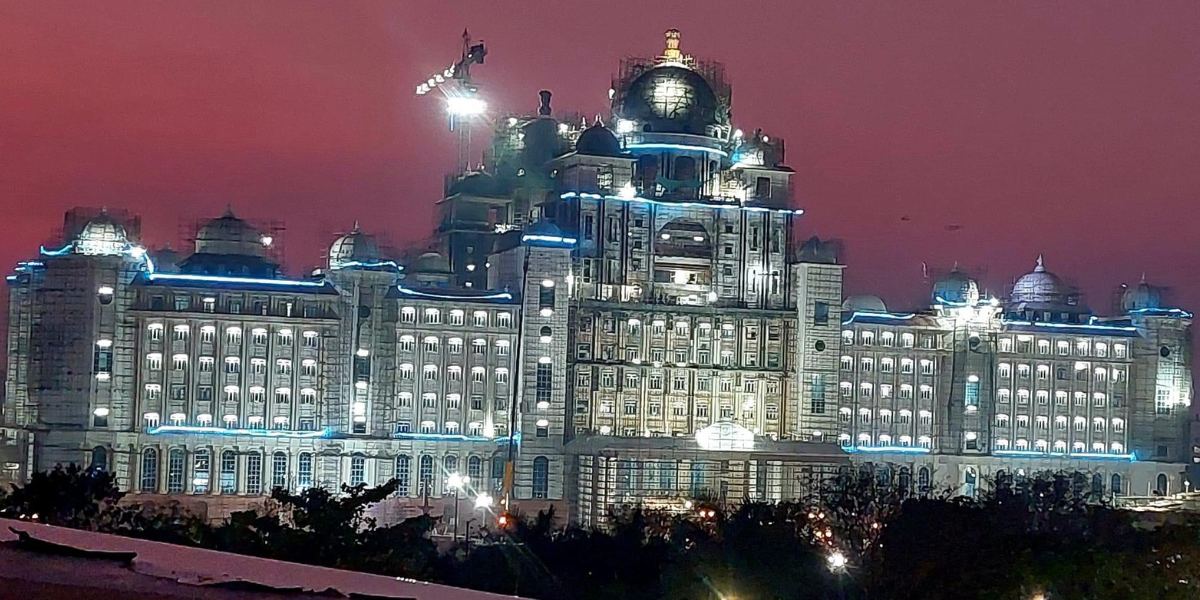 The new Secretariat will take up 20 acres out of a total area of about 29 acres. (BRS Party/Twitter)