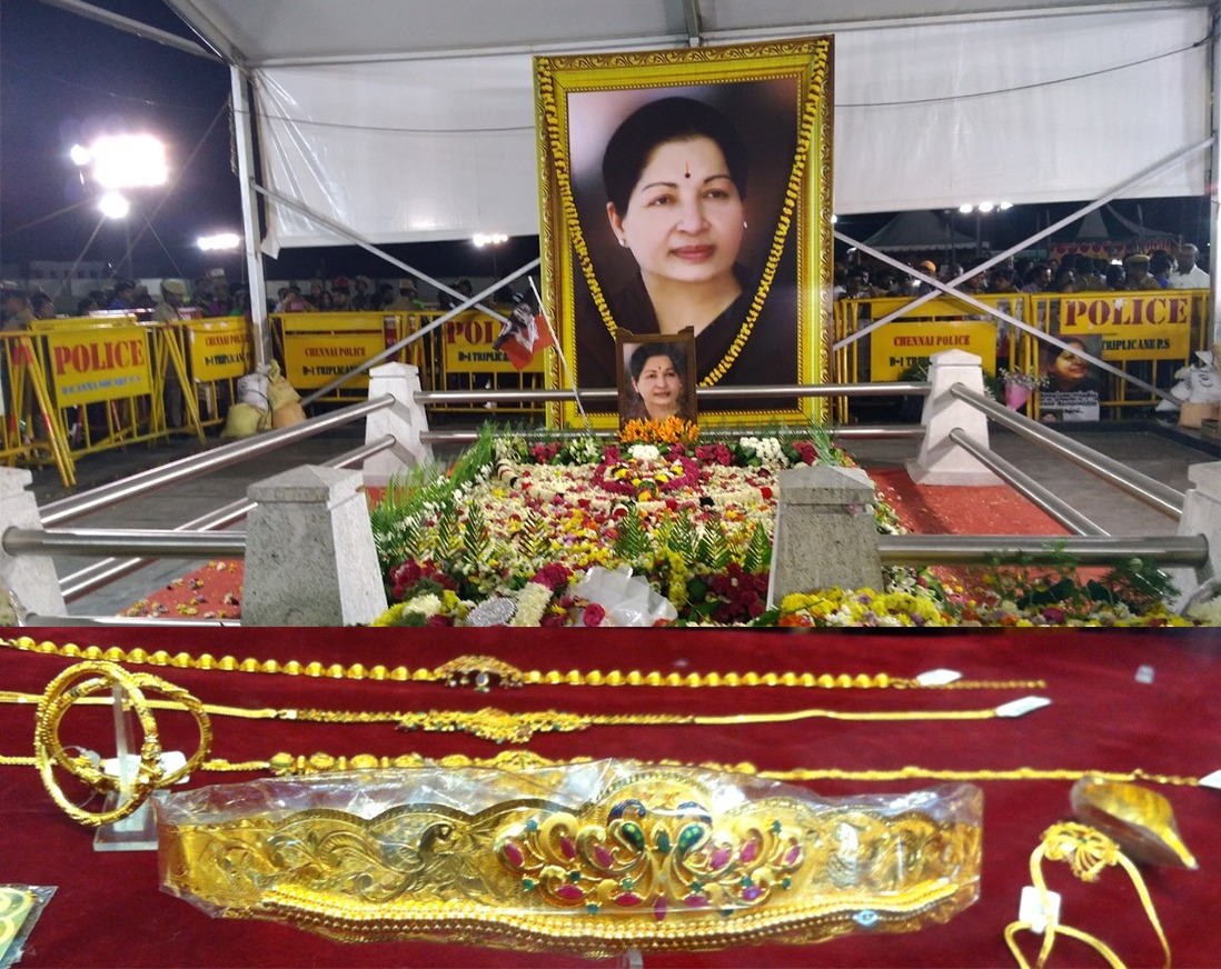Late Jayalalitha's memorial