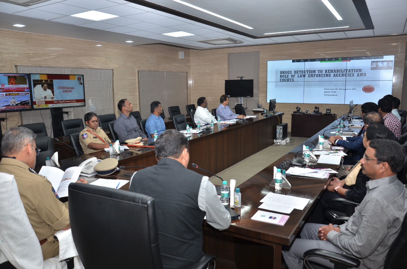 Participants at the day-long training programme on the NDPS Act and investigation procedures, organised by the CID. (Supplied)