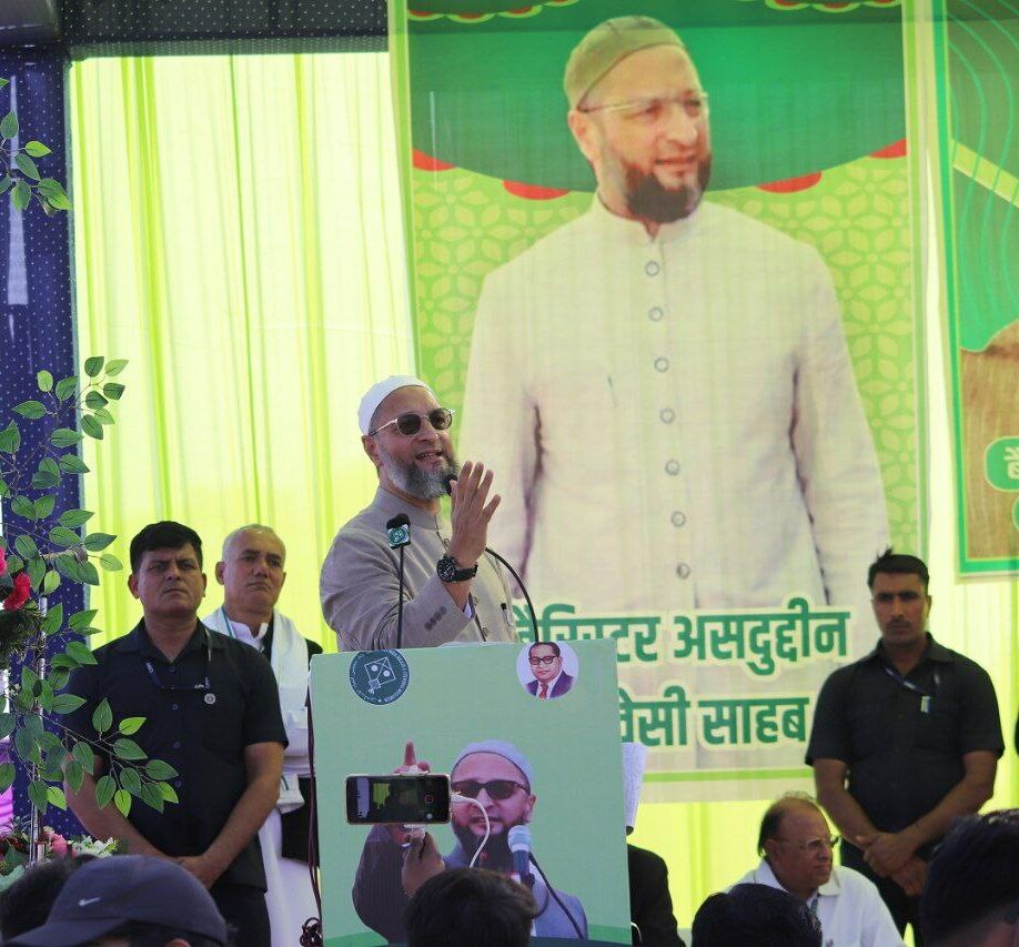 AIMIM President and Hyderabad MP Asaduddin Owaisi's house was allegedly pelted with bricks on 19 February night at Ashoka Road in Delhi