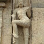 One of the two dwarapalakas, Uttama Chola Eswaram, Thenneri